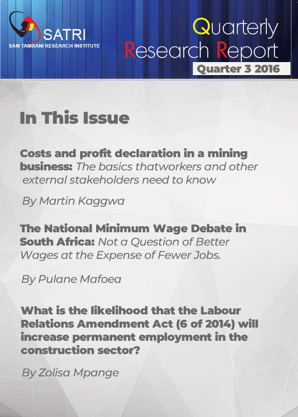 QUARTER 3 – 2016
